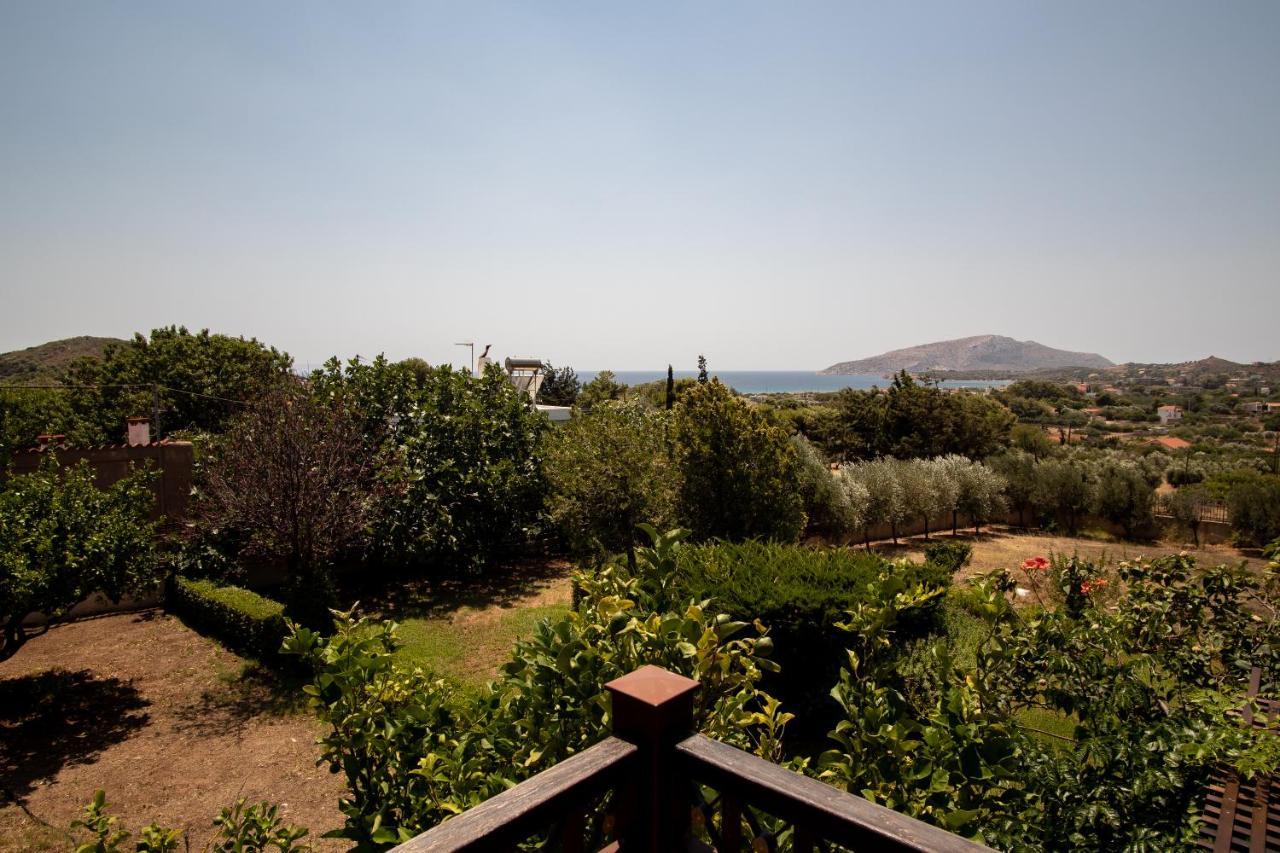 Villa Sounio Kaap Soenion Buitenkant foto