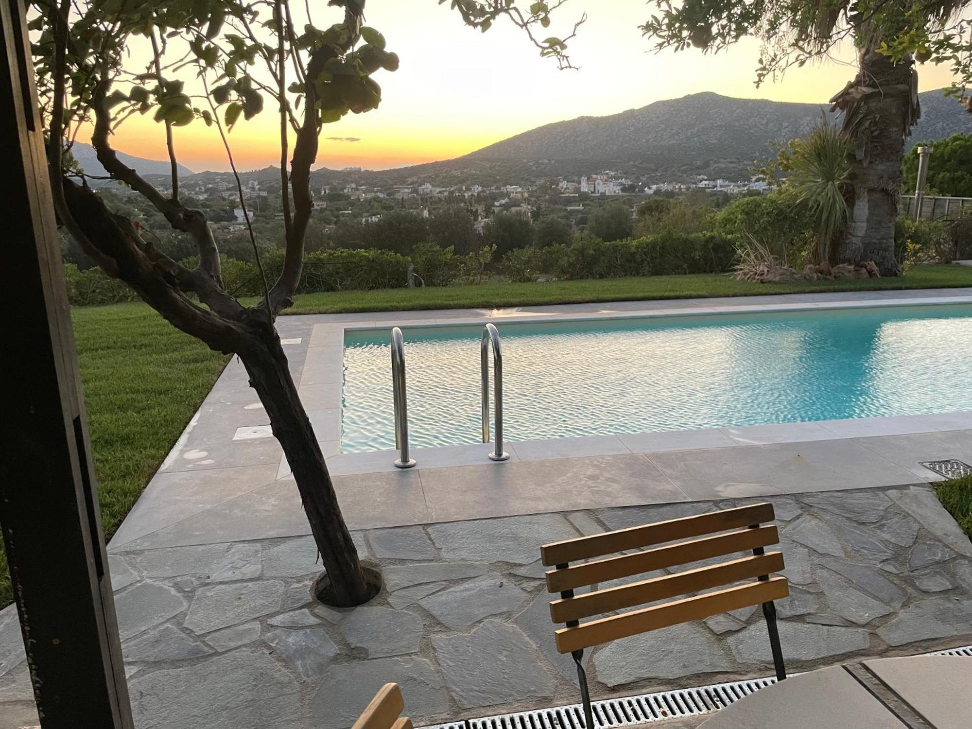 Villa Sounio Kaap Soenion Buitenkant foto