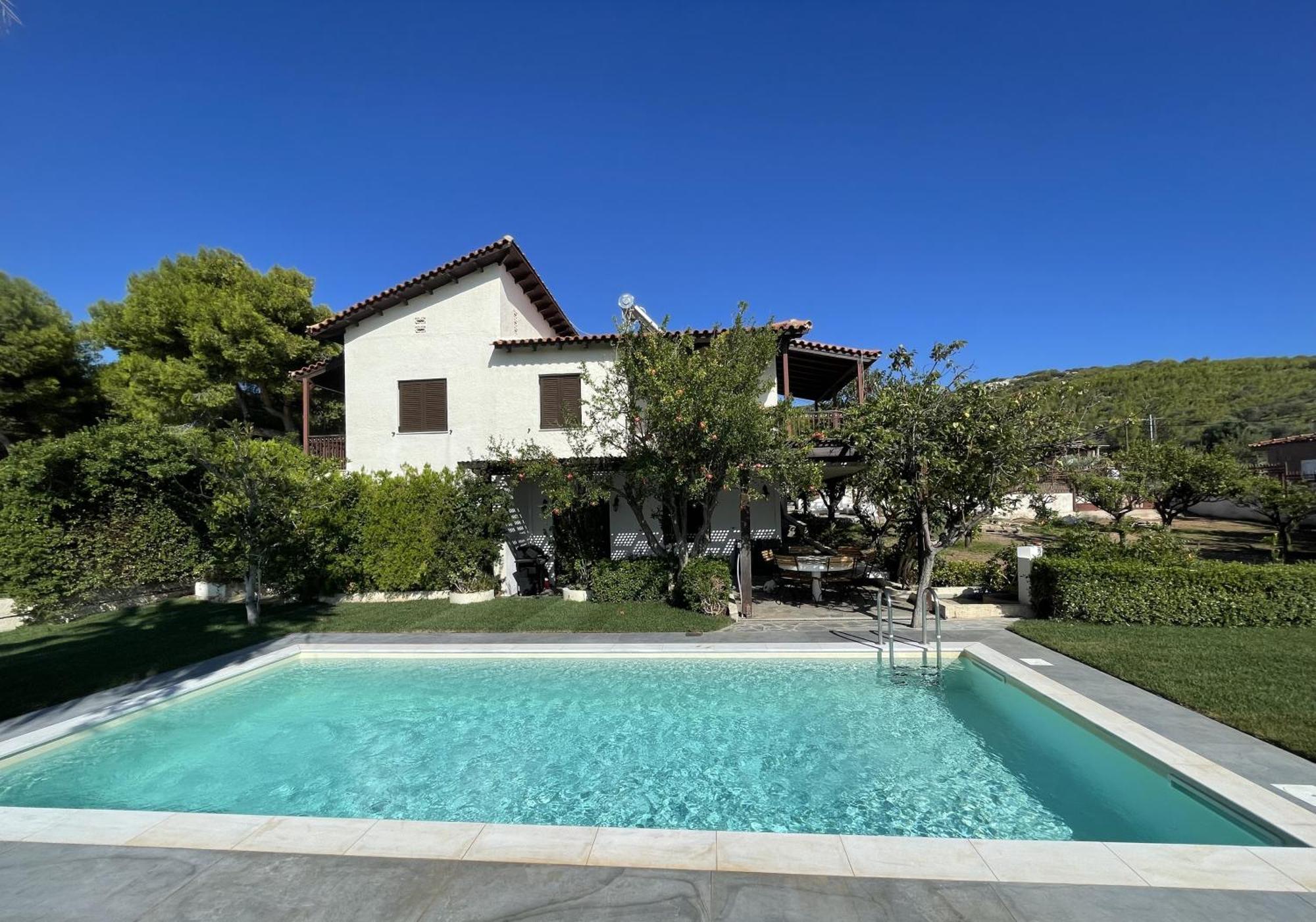 Villa Sounio Kaap Soenion Buitenkant foto